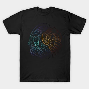 Fire and Water Elements T-Shirt